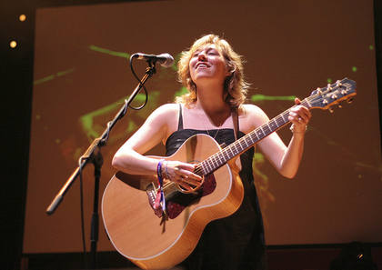 Martha Wainwright onstage at Summer Sundae