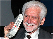 Dr Martin Cooper, the inventor of the mobile phone