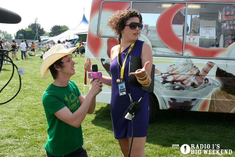 Annie Mac backstage