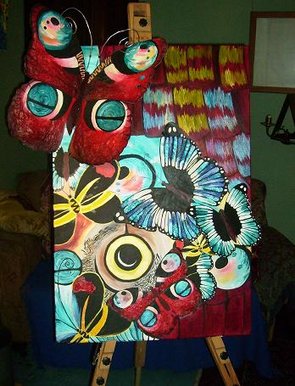 Butterfly painting