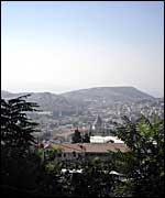 A view of the town of Nazereth