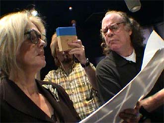 Joanna Lumley (Sydney Opera House Lady) and Geoffrey McGivern (Ford)