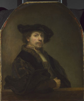 NG0672 Rembrandt, Self Portrait at the Age of 34, 1640 (c) The National Gallery, London