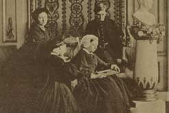 Royal mourning group, 1862. Photo with kind permission of the National Portrait Gallery, London