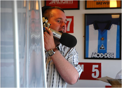 Moyles at the Stadium of Light