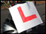 Learner sticker on bicycle