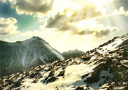 Snowscene on Bearnagh