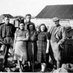 The Knight family of Treliga farm, Cornwall, 1939. Reg is on the left. The Knight family of Treliga farm, Cornwall, 1939. Reg is on the left.