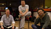 Actors Jordan Bernarde, John-Paul Macleod, Darren Lawrence, David Rees Talbot and Michael Sheen