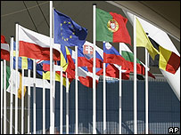 EU flags 