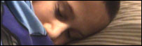 In bed