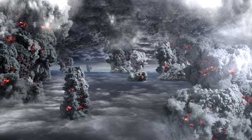 Supervolcano scene