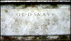 The inscription at Shugborough Hall