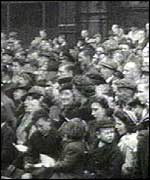 VE Day crowd