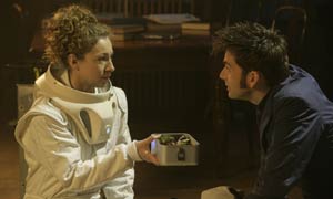 David Tennant and Alex Kingston in  Doctor Who: Silence In The Library