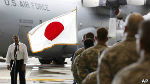 帕內塔訪問駐日美軍