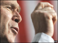 O presidente dos Estados Unidos, George W. Bush
