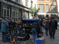 Filming new release 'Closer' on the streets of London