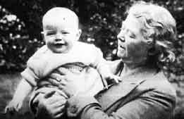 MacLaverty as a baby with his grandmother