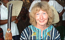 Pic: Lynne Symonds in Chief attire