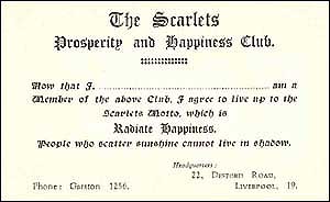 scarlet membership card