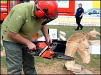 Peter Leadbeater Chainsaw Carver