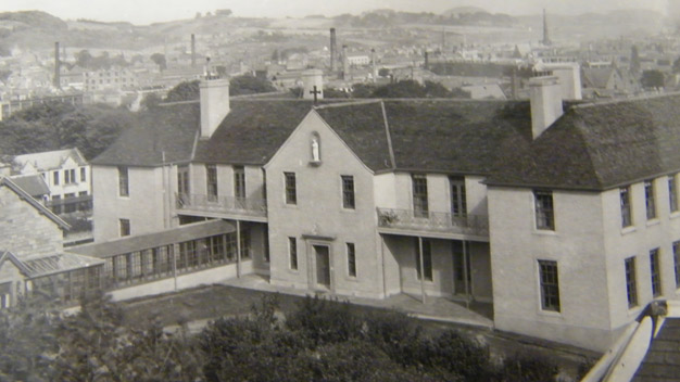An old postcard of St Margaret's Nursing Home