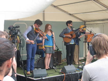 Noah and the Whale on 6 Music Hub stage