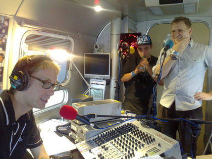Guests in the studio