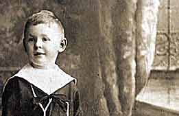 CS Lewis as a young boy