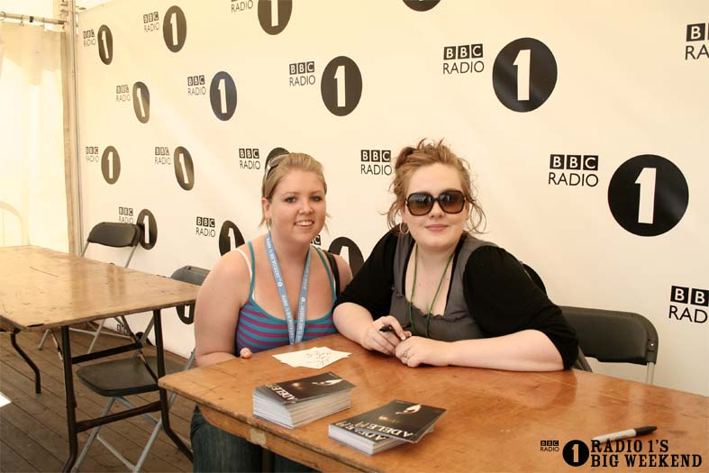 Signing sessions with Adele