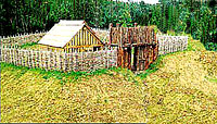 What a motte and bailey might look like