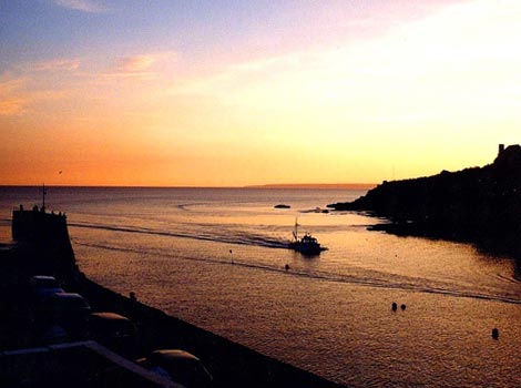 Sunset over Porthleven