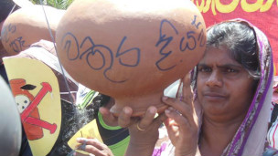 Protest in Colombo