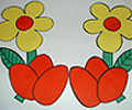 pair of flowers.