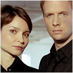 Olga Sosnovska as Fiona and Rupert Penry-Jones as Adam in 'Spooks'