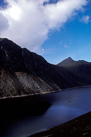 Overlooking the Ben Crom reservoir - Slieve Bearnagh in the distance