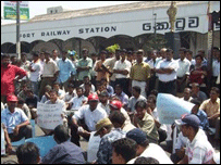 Protest against abduction of activists