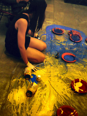 Yellow & blue