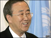 O futuro secretário-geral da ONU, Ban Ki-Moon
