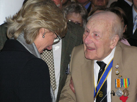 Henry Allingham meets the Duchess of Gloucester