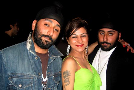 The Kray twin with Hard Kaur 