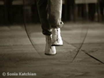Muhammed Ali's feet. Photo coutesy of Sonia Katchian.