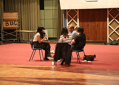 Huw interviews Natasha in the cavernous Maida Vale 3!