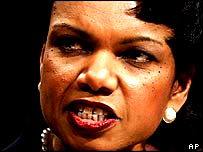ABD Dışişleri Bakanı Condoleezza Rice