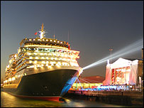 Queen Victoria during the gala celebrations