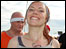 Woman smiling