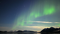 The aurora borealis in Norway