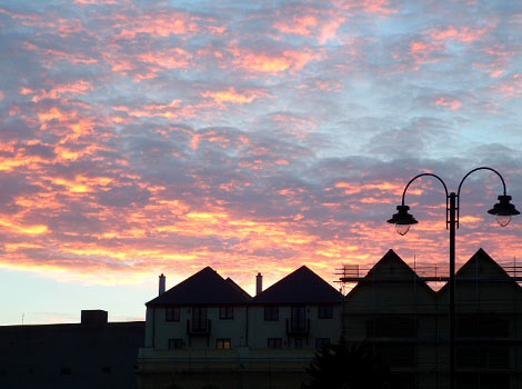 Sunset over Penzance