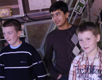 Jack, Zeeshan and Jake wait for the result